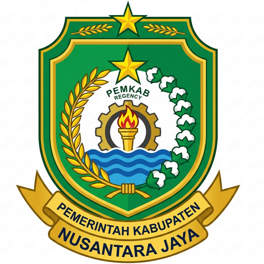 Logo Pemerintah Kabupaten Nusantara Raya